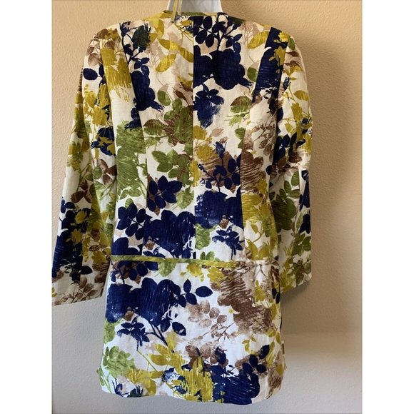 Pendleton Jacket Floral small petite chartreuse fall classic - Picture 3 of 7